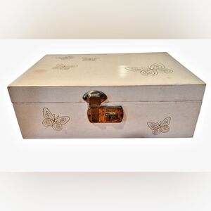 Antique Butterfly Jewlery Box
